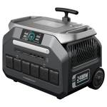 Powerology Solar Input Portable Generator 2400 Watt - Black