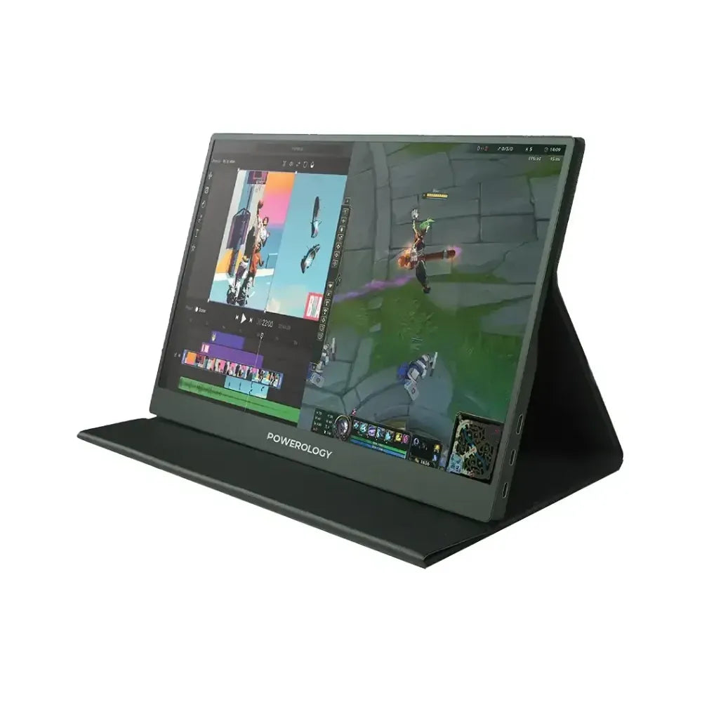     Powerology 15.6 Inch Ultra-Slim Portable 144Hz Full HD IPS Monitor Front View