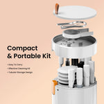 20-in-1 cleaning kit compact portable case closed view