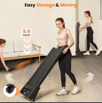Black Bull UMWP105 Walking Pad Foldable Treadmill with 12% Auto Incline - Black- Buy In Kuwait