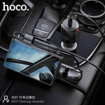 Hoco Di07 Dual Camera Driving Recorder Dashcam
