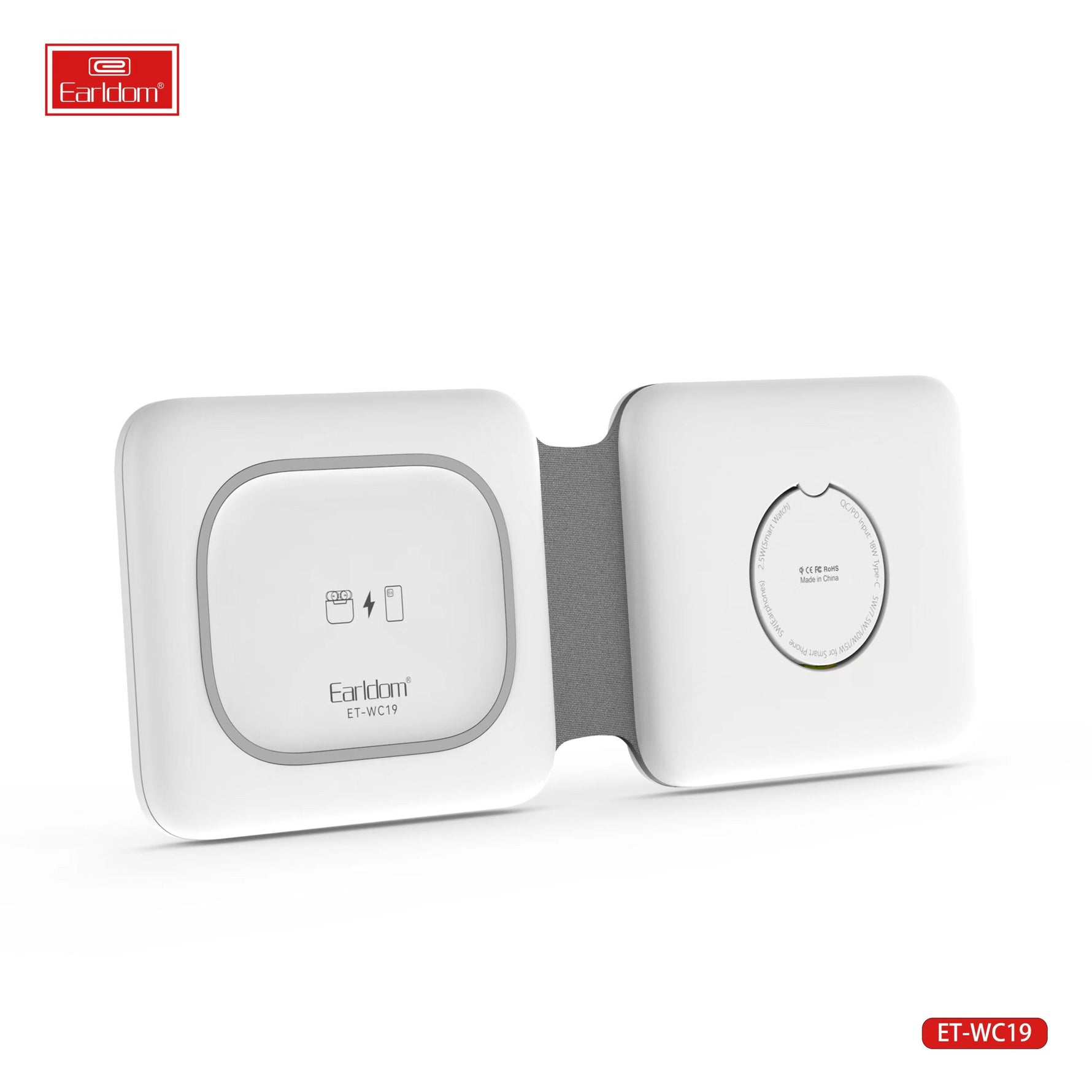Earldom WC19 Magnetic Wireless Charger 3 In 1