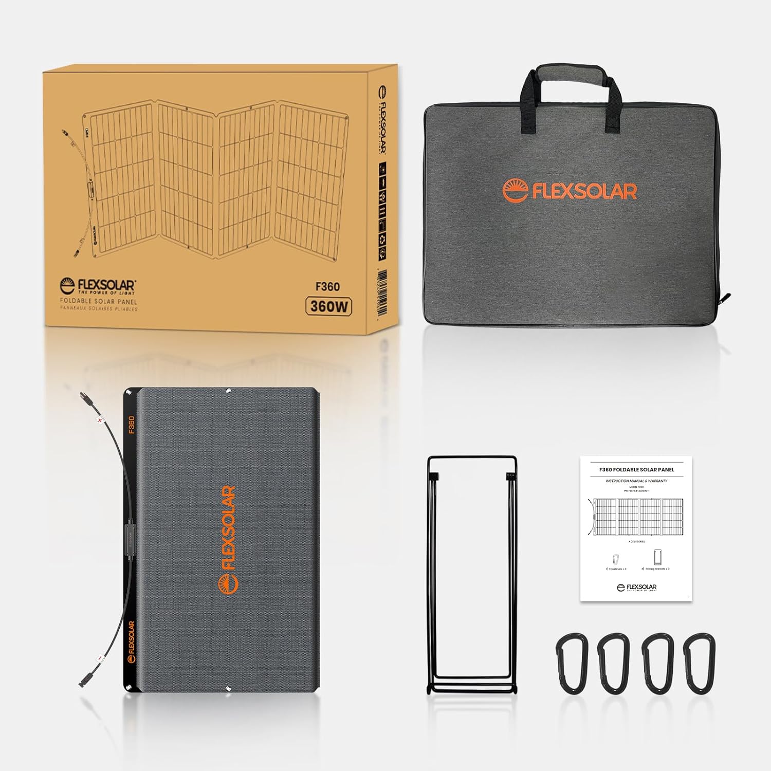 FlexSolar 360W Portable Solar Panel