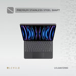 Levelo AeroBoard Saffanio Leather Wireless Keyboard For Apple iPad ( Arabic English )  ماجيك كيبورد حق ايباد (عربي انجليذي) - TQ STORE