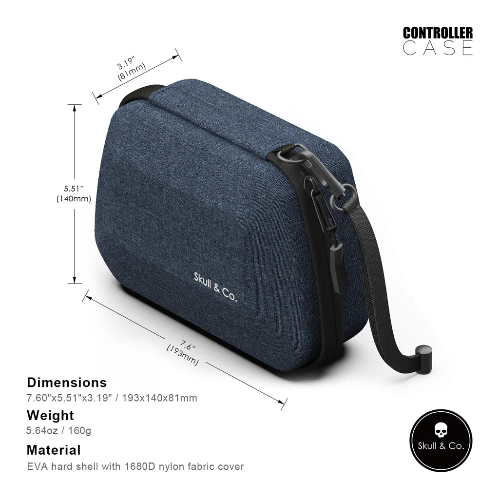 Skull & Co. Carrying Case Black PS5/PS4/XBOX/SWITCH Pro Controllers