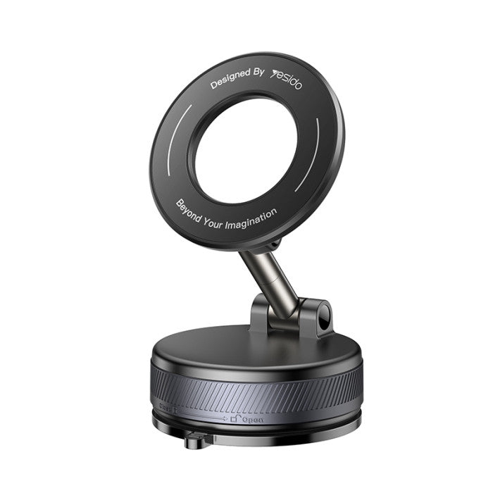 Yesido C228 Magnetic Car Phone Holder 360° Rotation – Vacuum Suction – Kuwait