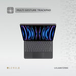 Levelo AeroBoard Saffanio Leather Wireless Keyboard For Apple iPad ( Arabic English )  ماجيك كيبورد حق ايباد (عربي انجليذي) - TQ STORE