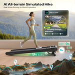 Urevo Walking Treadmill 108 X 42 Cm 6 Km/H URTM024 with 9% Auto Incline