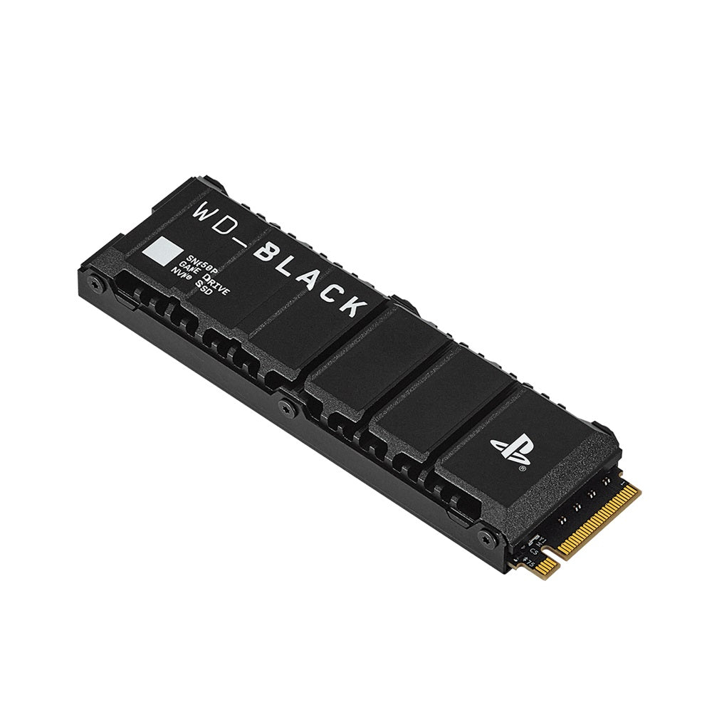 هاردسك SSD داخلي ٢ تيرا (الجيل الرابع PCIe) دبليو دي بلاك مزود بمبرد حراري. 2TB WD BLACK™ SN850p NVMe™ SSD for PS5™ consoles