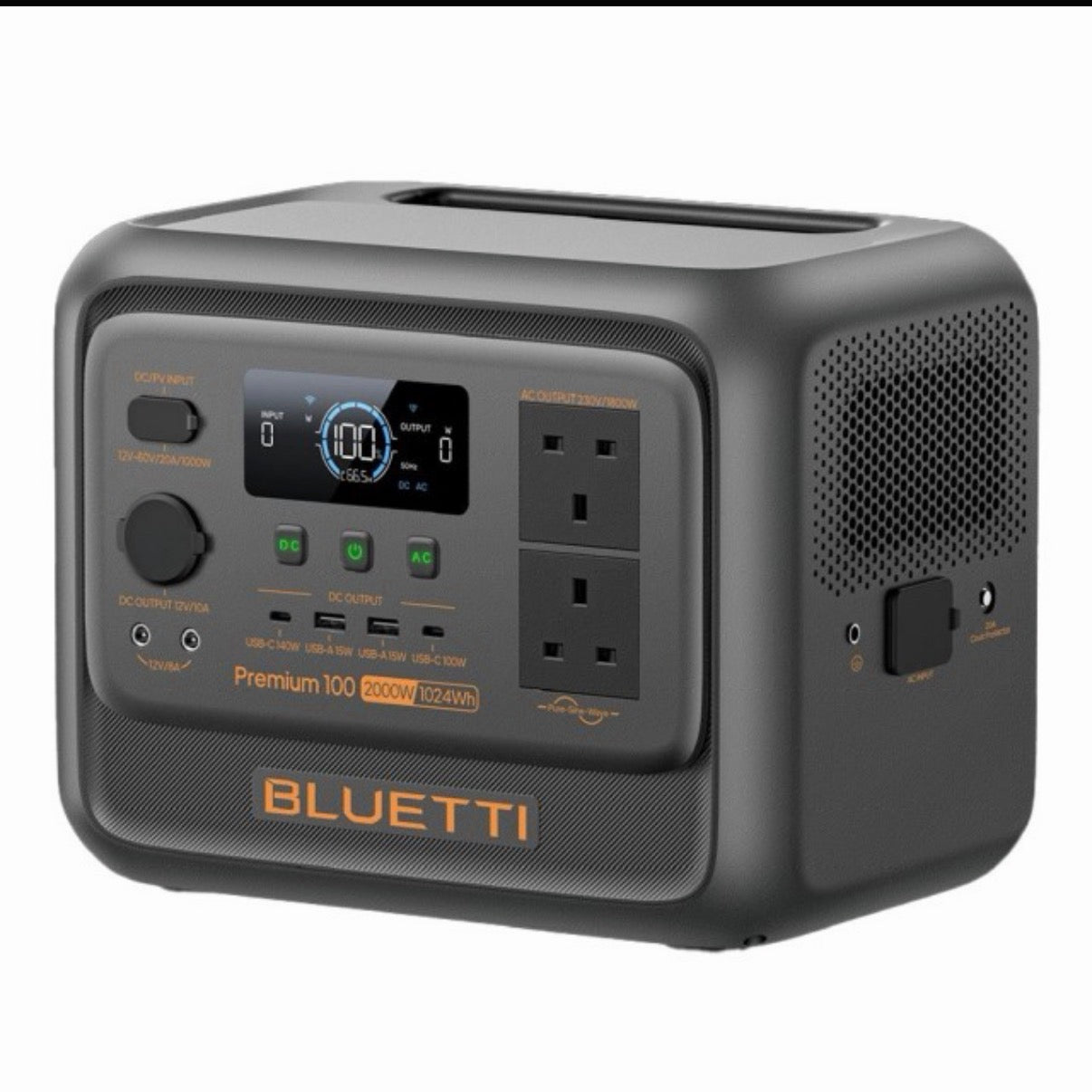 BLUETTI PREMIUM 100 V2 PORTABLE POWER STATION 1,024WH 2000w