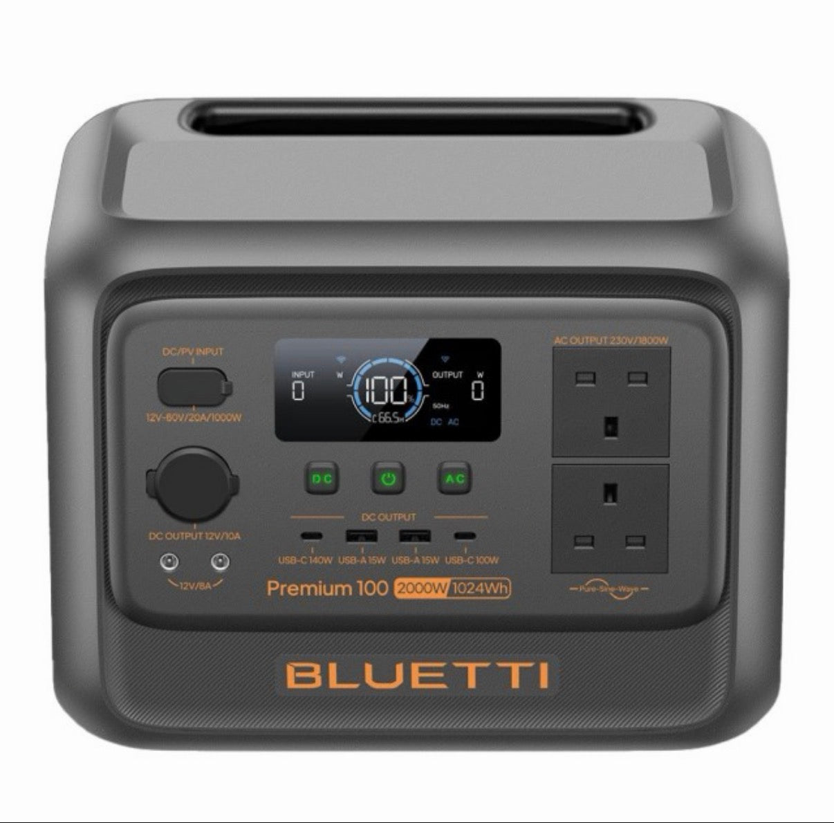 BLUETTI PREMIUM 100 V2 PORTABLE POWER STATION 1,024WH 2000w