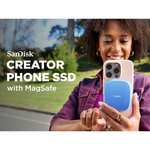 SanDisk 1TB Creator Phone SSD Portable, 1000MB/s, iOS/iPadOS/Android