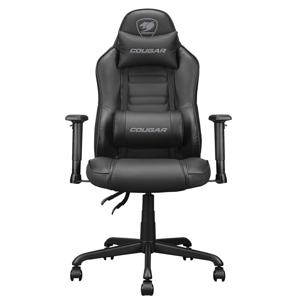 Cougar Fusion S Black Gaming Chair, 120kg with Assemble