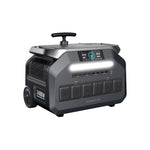 Powerology Solar Input Portable Generator 2400 Watt - Black