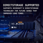 هاردسك SSD داخلي ٢ تيرا (الجيل الرابع PCIe) دبليو دي بلاك مزود بمبرد حراري. 2TB WD BLACK™ SN850X NVMe™ SSD for PS5™ consoles - TQ STORE