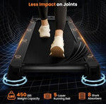 Black Bull UMWP105 Walking Pad Foldable Treadmill with 12% Auto Incline - Black- Buy In Kuwait