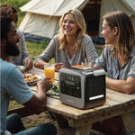 POWEROLOGY PATER III PORTABLE POWER STATION 1200W - GRAY  (محطة الطاقة المحمولة باورولوجي باتر 3 بقوة 1200 واط - رمادي )