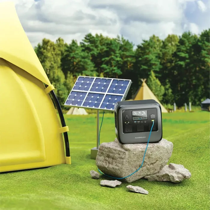 POWEROLOGY PATER III PORTABLE POWER STATION 1200W - GRAY  (محطة الطاقة المحمولة باورولوجي باتر 3 بقوة 1200 واط - رمادي )