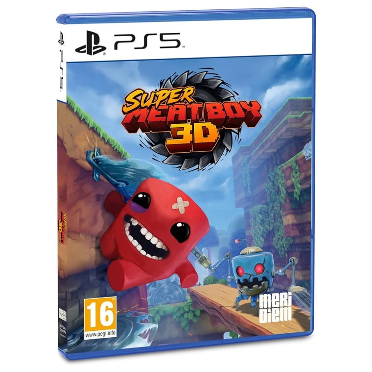 Super Meat Boy 3D PlayStation 5 game cover