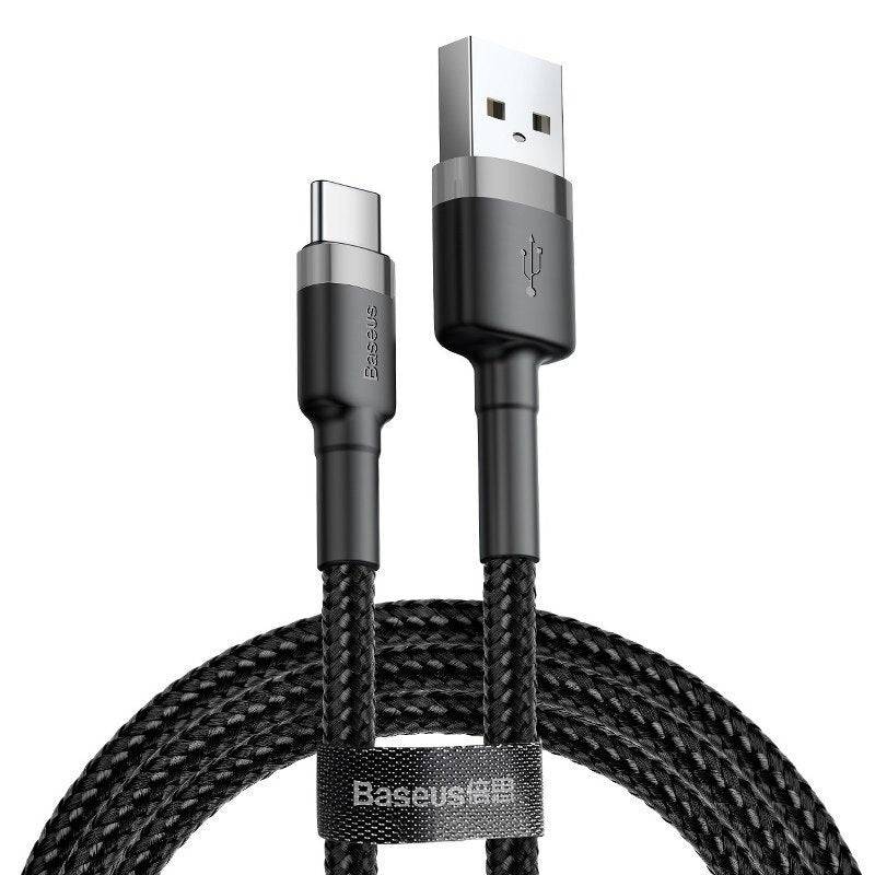 Baseus Cafule Cable USB to Type-C 2A 2M Gray Black