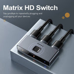 Baseus Matrix 4K HDMI splitter product packaging Kuwait