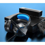Beexcellent GM-14 headset 3.5mm cable and splitter detail