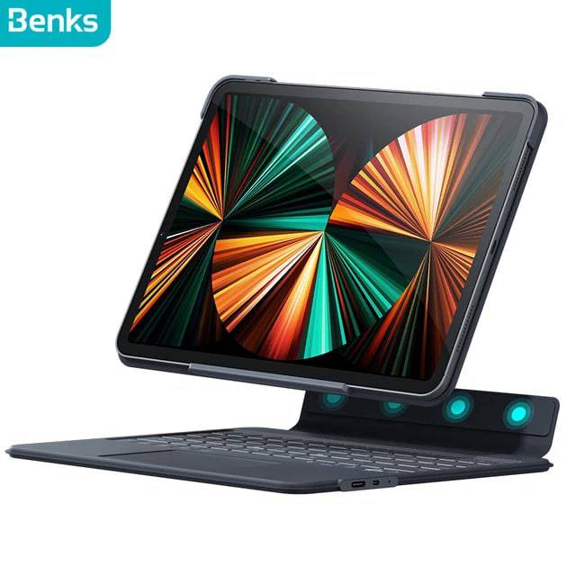 Benks detachable keyboard case for iPad Pro 11 inch front view