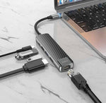 Hoco HB23 Type-C Hub HDMI USB3.0 USB2.0 RJ45 PD