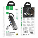Hoco HB23 Type-C Hub HDMI USB3.0 USB2.0 RJ45 PD