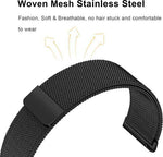 Huawei Watch 20mm magnetic strap black clasp close up