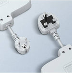 LDNIO SC2413 Universal Power Strip 2500W USB-A USB-C White