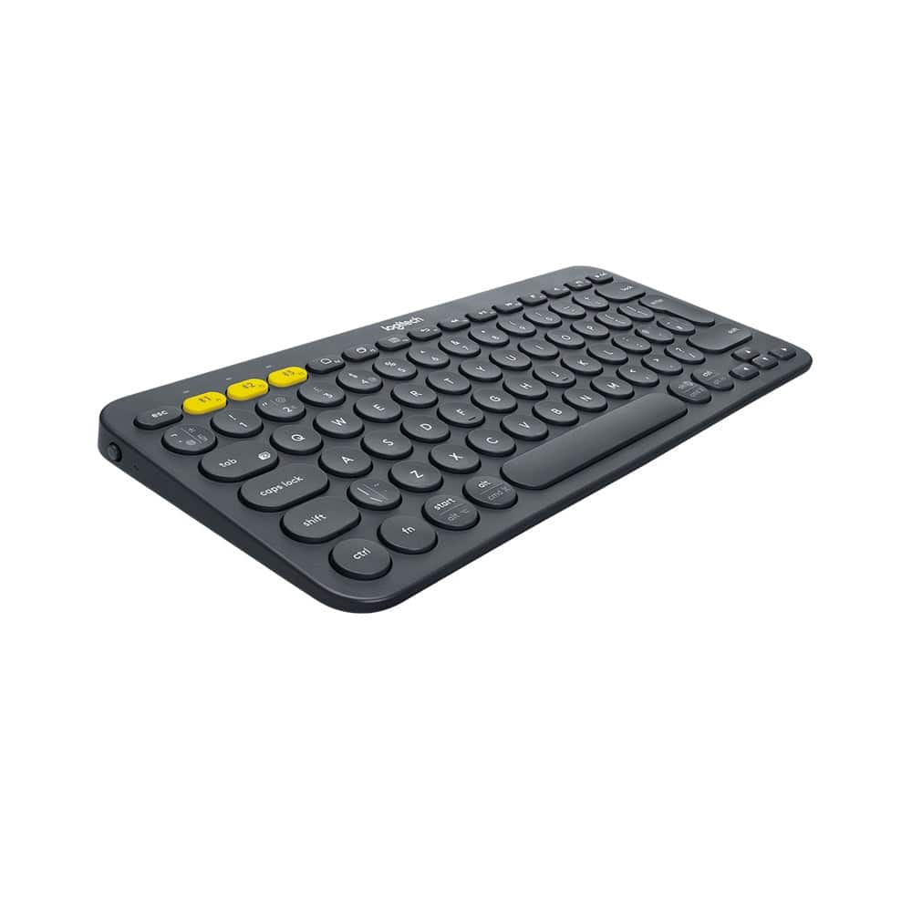 Logitech K380 Multi-Device Bluetooth Keyboard Graphite Arabic English