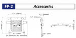 NB FP-2 VESA Laptop 10 to 17 inch Mount Holder Tray Stand Clamp