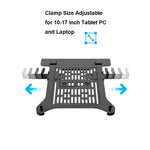 NB FP-2 VESA Laptop 10 to 17 inch Mount Holder Tray Stand Clamp