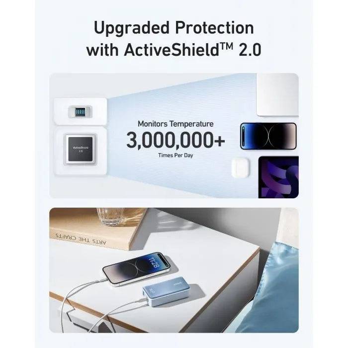 ANKER 533 POWERCORE 10000MAH 30W PD POWER BANK - BLACK - TQ STORE