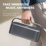 ANKER SOUNDCORE MOTION X600 PORTABLE BLUETOOTH SPEAKER WITH WIRELESS HI-RES SPATIAL AUDIO - BLACK - TQ STORE