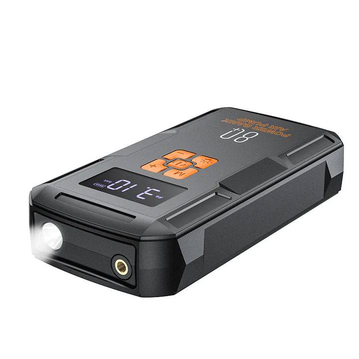 HOCO QS2 Super Energy Portable 4 in 1 Car Jump Starter 8000 MAH , Air Pump , Powerbank and Torch - TQ STORE
