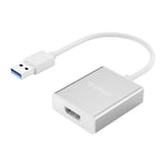 ORICO UTH USB to HDMI Adapter USB 3.0 Male – Female HDMI Convertor – Silver - TQ STORE