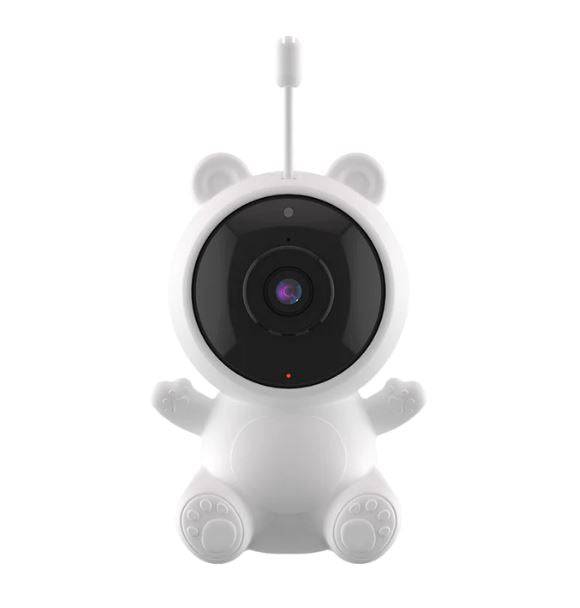 Powerology Wi-Fi Baby Camera 1080P Full HD Monitor Your Child in Real-Time, Motion, Temperature, Sound & Cry Detection Sensor, 100° Wide Angle, Two-Way Audio Talk - TQ STORE