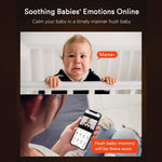 Powerology Wi-Fi Baby Camera 1080P Full HD Monitor Your Child in Real-Time, Motion, Temperature, Sound & Cry Detection Sensor, 100° Wide Angle, Two-Way Audio Talk - TQ STORE