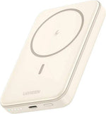 UGREEN 10000MAH PD-20W MAGNETIC WIRELESS15W POWER BANK BEIGE - TQ STORE