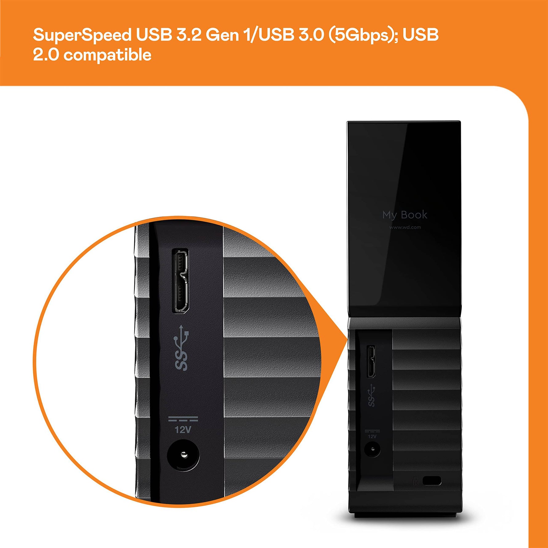 WD 8TB My Book USB3.0 External Hard Drive - TQ STORE