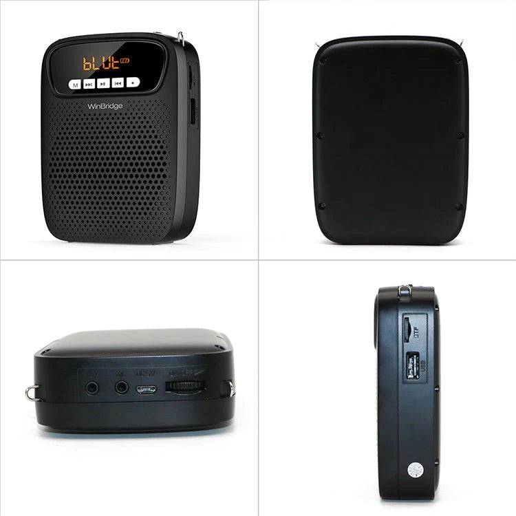 WINBRIDGE S278 PORTABLE
LOUDSPEAKER VOICE AMPLIFIER
WITH WIRELESS MICROPHONE - TQ STORE