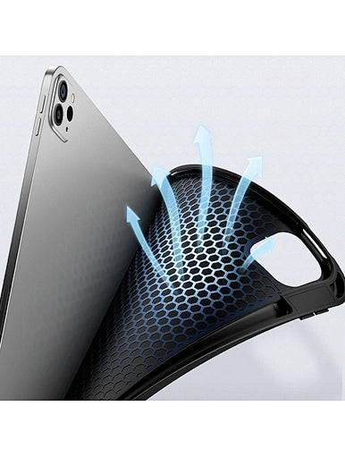 WiWU Multi-color Skin Feeling Shockproof Protective Case with Pencil Holder for iPad Pro 12.9 inch - TQ STORE