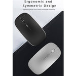 WIWU WIMIC LITE WIRELESS DUAL MODE MOUSE SILVER - TQ STORE