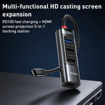 Yesido HB22 5 in 1 USB-C / Type-C Multifunction Docking Station HUB Adapter - TQ STORE