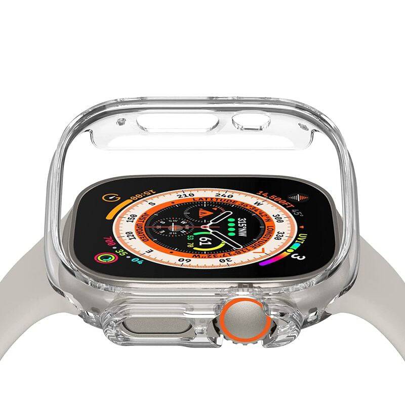 Apple Watch Full Protection TPU Case Cover 49 mm - Transparent - TQ STORE