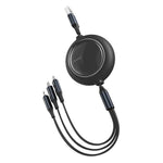 Baseus 3 in 1 Cable Micro Lightning Type-C 1.2M