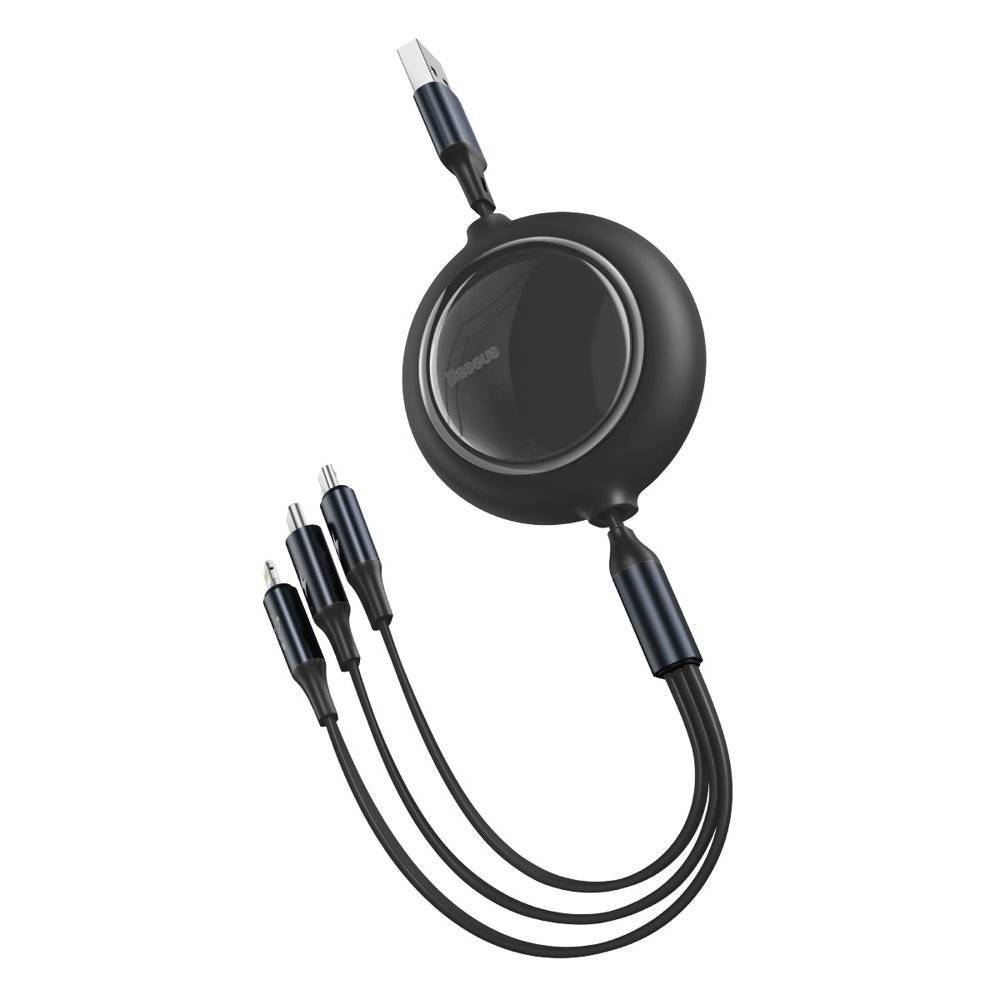Baseus 3 in 1 Cable Micro Lightning Type-C 1.2M