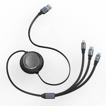 Baseus 3 in 1 Cable Micro Lightning Type-C 1.2M